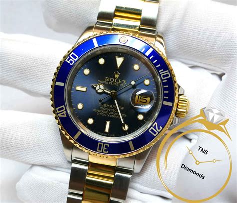 rolex submariner 16803 blue dial|rolex 16803 vs 16613.